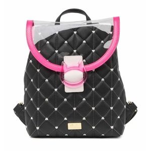 Luv Betsey Diamond Heart Quilted Backpack